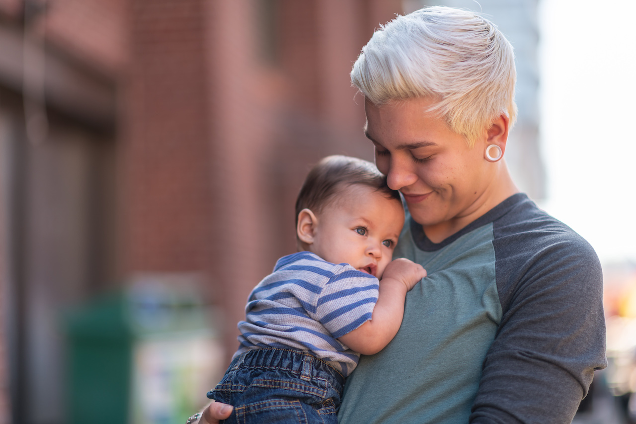 non-binary-gender-parent-with-baby-dadpad